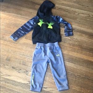 Toddler Boy Track Set with Hood